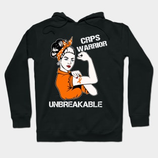 CRPS Warrior Unbreakable Breast Cancer Month Hoodie